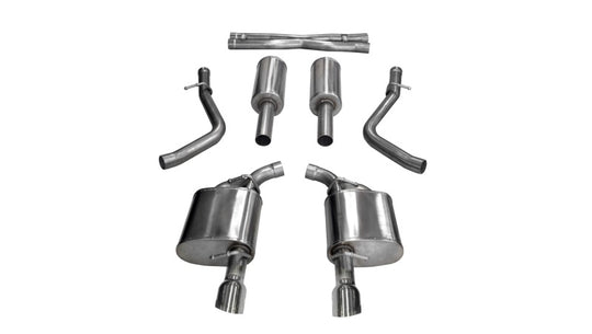 Corsa 2017-2020 Dodge Charger 5.7L V8 Xtreme Cat-Back Dual Rear Exit w/4.5in Polished Tips - 21004