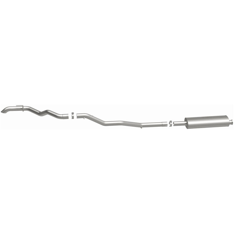 MagnaFlow 2020 Jeep Gladiator 2.5in Rock Crawler Series Single Rear Exit SS Cat-Back Exhaust w/o Tip - 19486