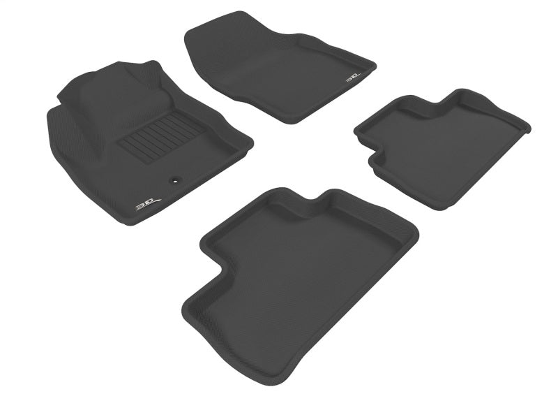 3D MAXpider 07-14 Land Rover LR2 Kagu Black Full Set - L1LR00101509