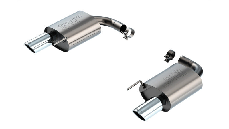 Borla 2024-2025 Ford Mustang Eco Boost 2.3L S-Type Axle Back Exhaust w/ Chrome Tips - 11986