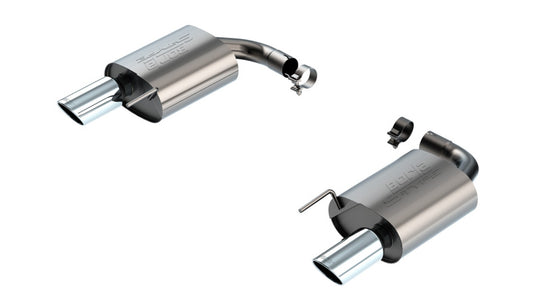 Borla 2024-2025 Ford Mustang Eco Boost 2.3L S-Type Axle Back Exhaust w/ Chrome Tips - 11986