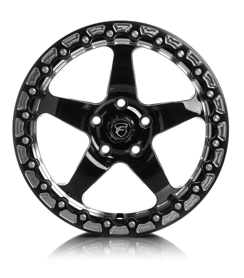 Forgestar D5 Beadlock 17x10 / 5x114.3 BP / ET50 / 7.5in BS Gloss Black Wheel - F00170067P50