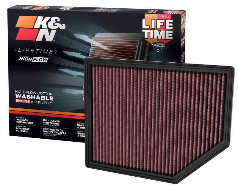 K&N 22-23 Ford Bronco Raptor 3.0L V6 Replacement Air Filter - 33-5132