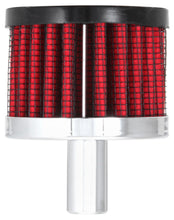 Load image into Gallery viewer, K&amp;N Steel Base Crankcase Vent Filter .5in Vent OD x 2in OD x 1.5in Height - 62-1010
