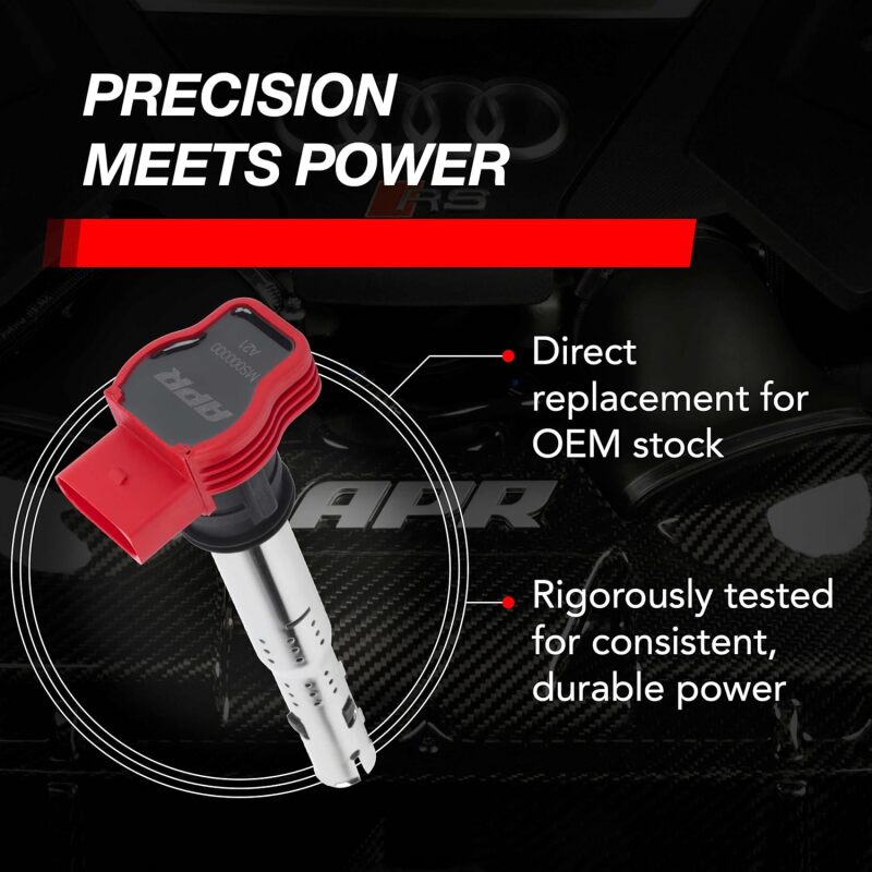APR EA888.1/EA888.2/EA113/EA837 (PQ35/PQ45) 2.0T/3.0T Ignition Coil - Red - MS100208