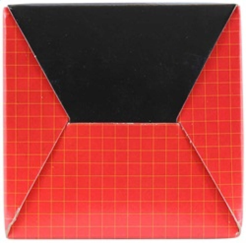 K&N Universal Custom Air Filter - Oval Shape 2in Neck Flange / 5.25in ID / 2.5in Height - Red - 56-9104