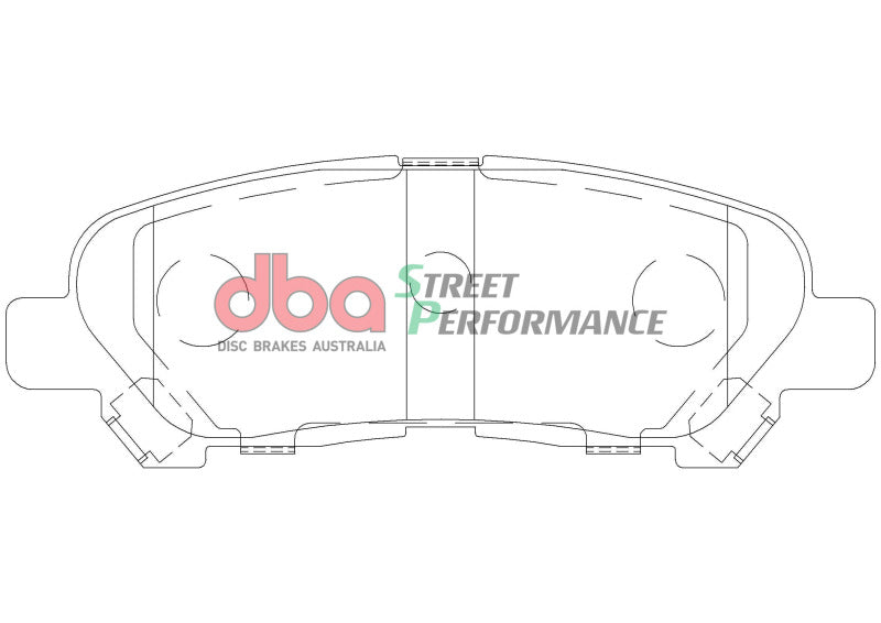 DBA 08-13 Toyota Highlander Rear SP Performance Brake Pads - DB2005SP