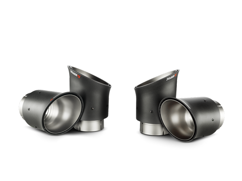 Akrapovic 14-17 Chevrolet Corvette Z06 (C7) Slip-On Line (Titanium) w/ Carbon Tips - MTP-CO/TI/2