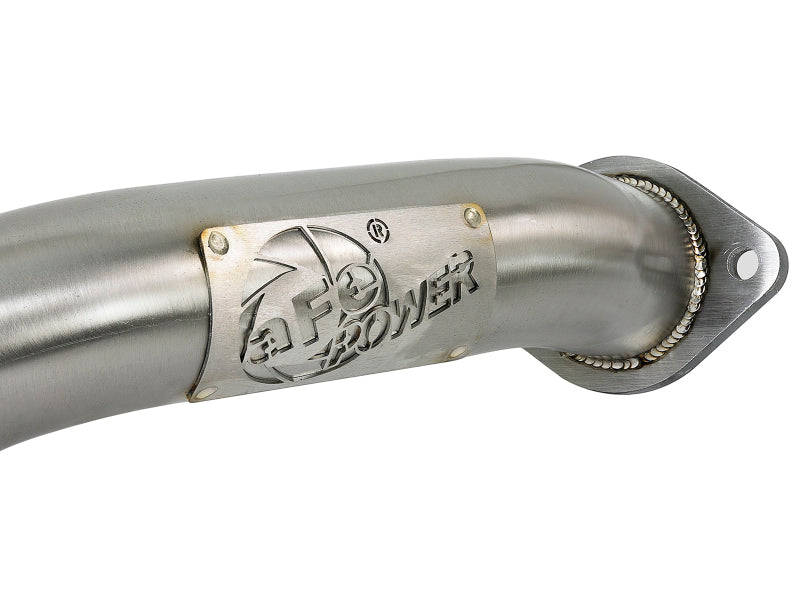 aFe POWER Takeda 2.5in 304 SS Axle-Back Exhaust w/ Carbon Fiber Tips 17-19 Infiniti Q60 V6-3.0L (tt) - 49-36133NM-C