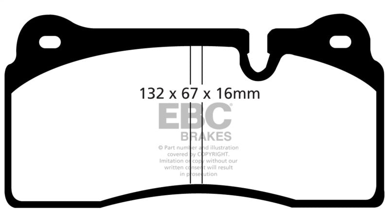 EBC 08-17 Audi R8 / 04-14 Lamborghini Gallardo Redstuff Rear Brake Pads - DP31127C