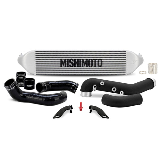 Mishimoto 2023+ Honda Civic Type-R Intercooler Kit w/Pipes - Silver Intercooler/Black Pipes - MMINT-CTR-23KSLBK