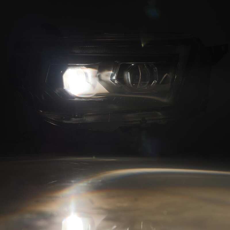 AlphaRex 10-13 Toyota 4Runner PRO-Series Proj Headlights Plank Style Alpha Blk w/Seq Signal/DRL - 880754