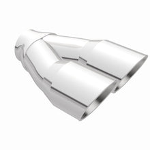Load image into Gallery viewer, MagnaFlow Double Wall 3in Dual Round Polished Tip 2.25in Inlet - 35226