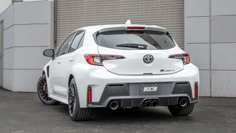 Borla 23-24 Toyota GR Corolla ATAK Cat Back System w/ Black Tips - 140942CB