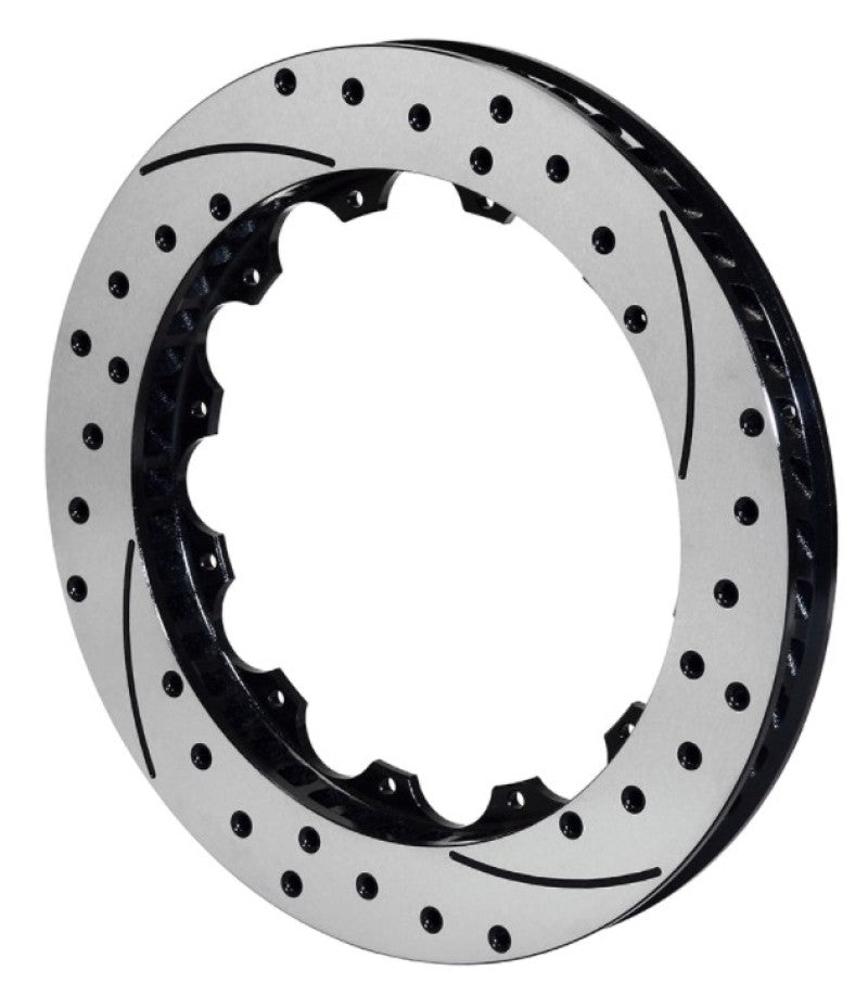 Wilwood Rotor-SRP48 SPC-37-LH-BLK-Drill 12.44 x 1.19 - 12 on 7.00in - 160-12158-BK