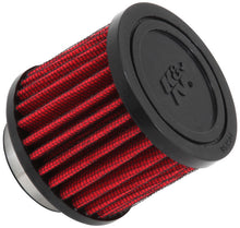 Load image into Gallery viewer, K&amp;N 1.5in Flange ID x 3in OD x 2.5in H Rubber Base Crankcase Vent Filter - 62-1450