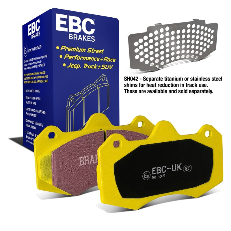 EBC 01-04 Aston Martin Vanquish 5.9 (AP Caliper) Yellowstuff Front Brake Pads - DP4042R