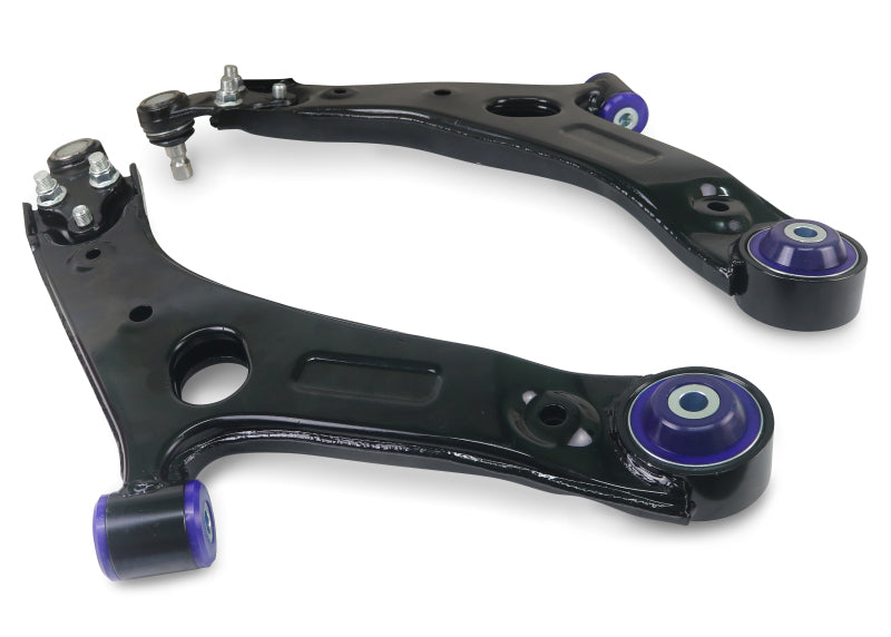 SuperPro 11-16 Kia Sportage Front Lower Control Arm Set W/ Sp Bushings - TRC1074