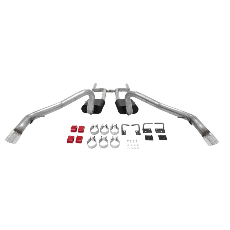 Flowmaster 62-67 Chevrolet Nova 2.5in. American Thunder Kit SS Crossmember-Back Exhaust System - 817673