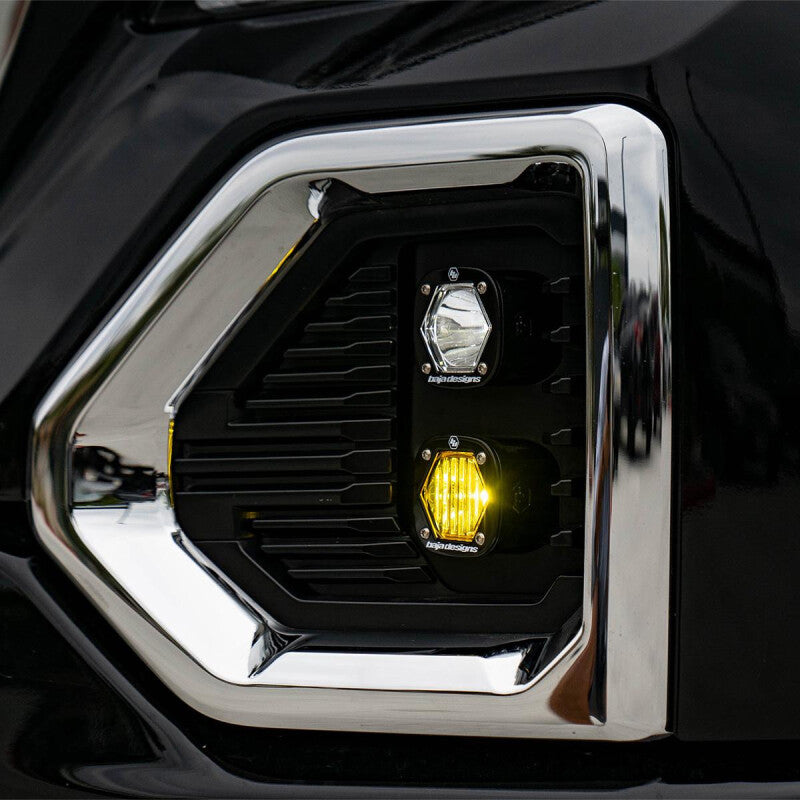 Baja Designs 19+ GMC 1500 S1 Fog Pocket Mount Kit Clear Spot / Amber Wide Cornering - 448084