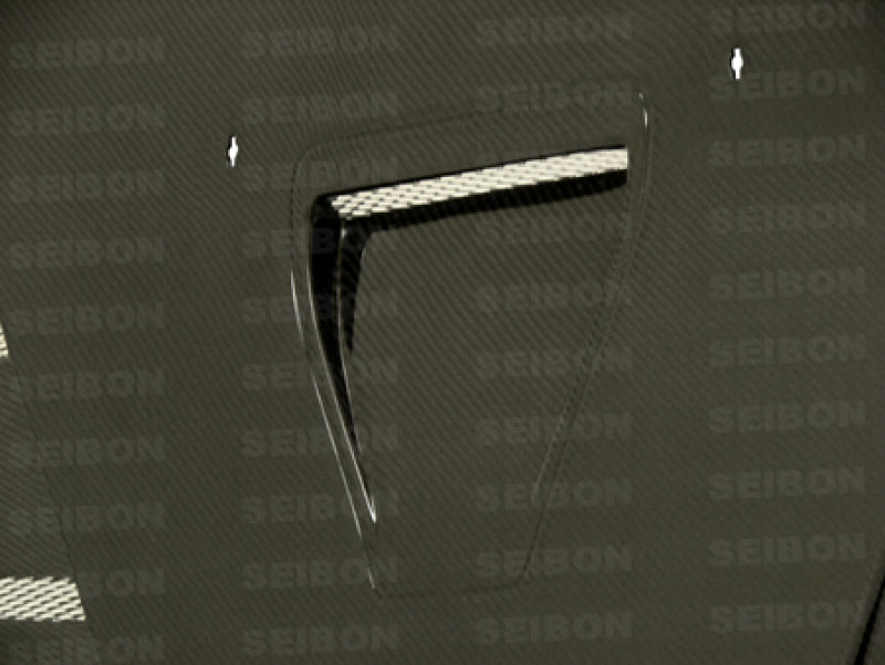 Seibon 08-12 Mitsubishi Evo X TS-style Carbon Fiber Hood - HD0809MITEVOX-TS