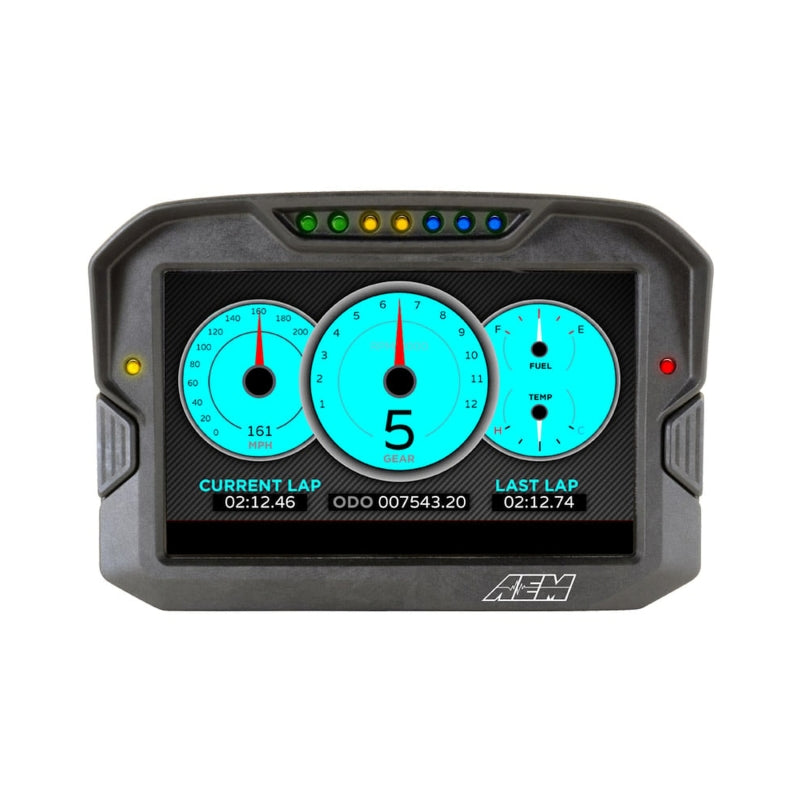 AEM CD-7 Non Logging Race Dash Carbon Fiber Digital Display (CAN Input Only) - 30-5700