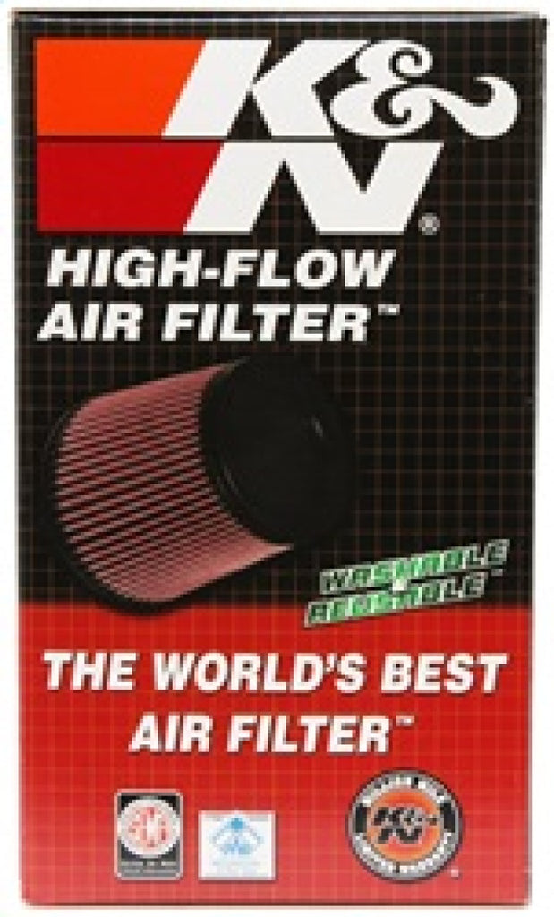 K&N Filter Universal Rubber Filter 3.25  Flange 5.5 Base 4.6875 Top 8 Height - RU-5122