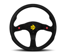 Load image into Gallery viewer, Momo MOD80 Steering Wheel 350 mm - Black Suede/Black Spokes - R1980/35S