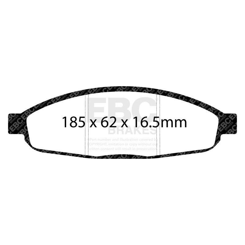 EBC 05-07 Chrysler Pacifica 3.5 Greenstuff Front Brake Pads - DP21688