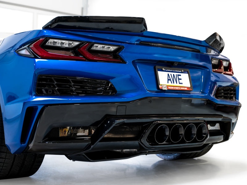 AWE Tuning 2023 C8 Corvette Z06 SwitchPath Cat-Back Exhaust - Diamond Black Tips - 3025-43906
