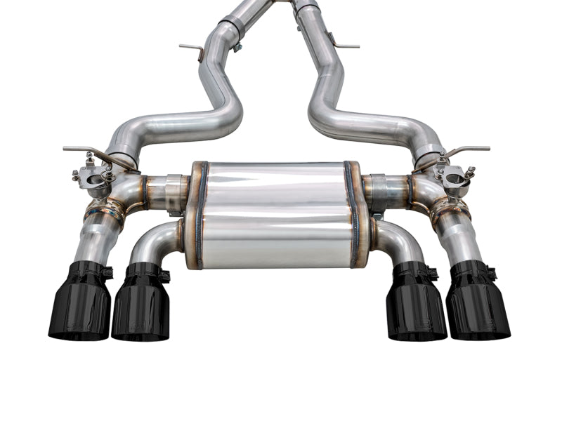 AWE Tuning BMW F8X M3/M4 SwitchPath Cat-Back Exhaust - Diamond Black Tips - 3025-43074