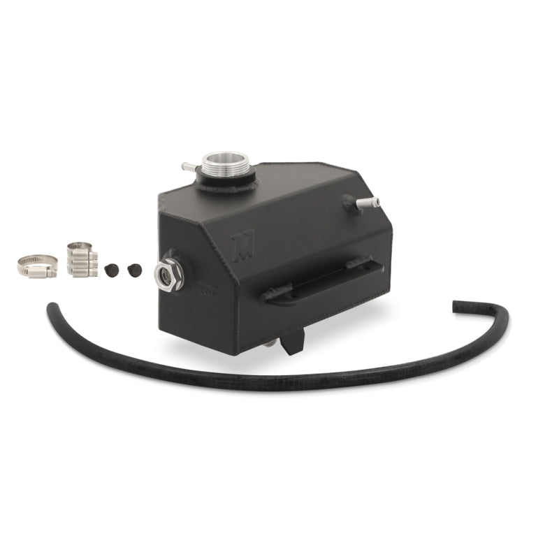 Mishimoto 2015 Ford Mustang EcoBoost / 3.7L / 5.0L Aluminum Coolant Expansion Tank - Black - MMRT-MUS-15EBK