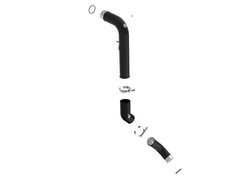 aFe RAM 1500 20-22 V6-3.0L (td) BladeRunner 3 IN Aluminum Cold Charge Pipe Black - 46-20599-B