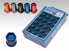 Load image into Gallery viewer, Rays Dura-Nut L42 Straight Type 14x1.50 Lug Nut Set 16 Lug 4 Lock Set - Black - WDURA4214150B