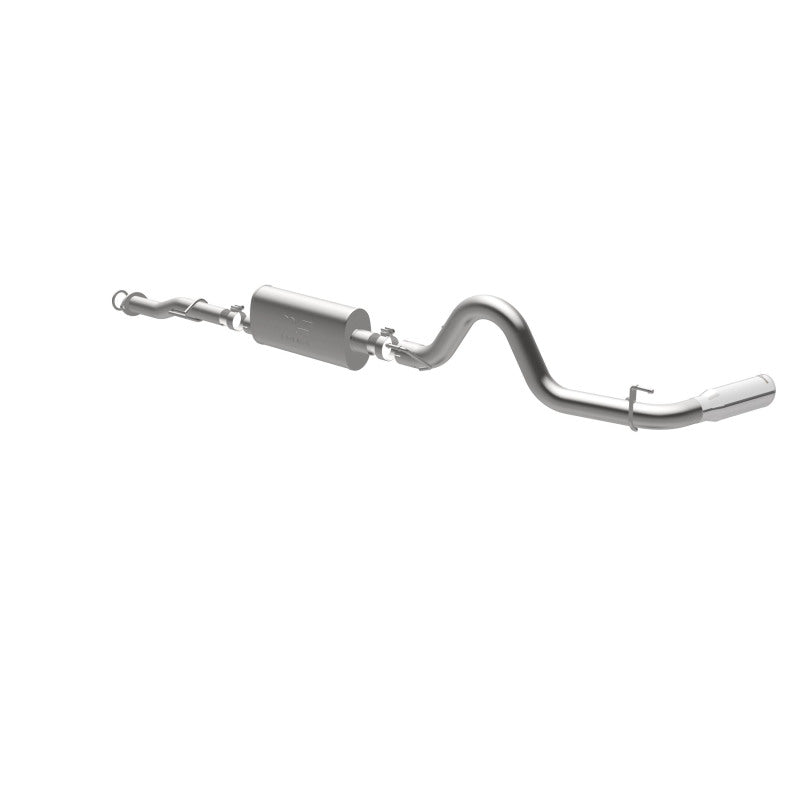 MagnaFlow Cat-Back 2016 Toyota Tacoma 3.5L V6 SS 3in Single Pass Side Exit Rear 4in Tip - 19291
