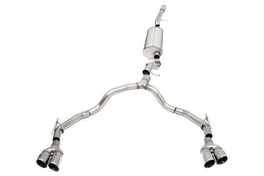 Corsa 2021-2025 Suburban/GMC Yukon XL 6.2L 4WD Dual Rear 3/2.75in Sport Cat-Back DW 4in Pol Tips - 21130