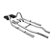 Load image into Gallery viewer, Flowmaster 55-57 Chevrolet 2.5in. American Thunder SS Crossmember-Back Exhaust System - 817174