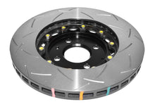 Load image into Gallery viewer, DBA 2012 Lotus Exige Front Slotted 5000 Series 2 Piece Rotor Assembled w/ Black Hat - DBA52358BLKS