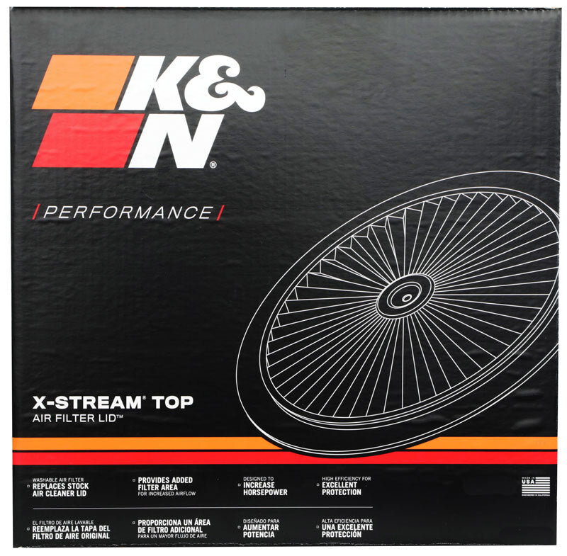 K&N X-Stream Top Filter X-Stream 14in OD - Red - 66-1401XR