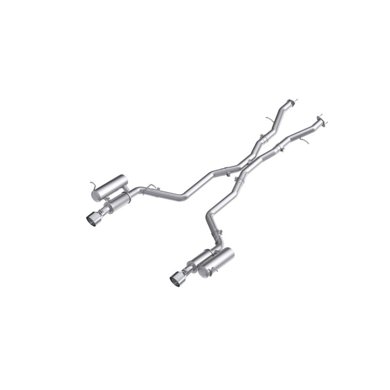 MBRP 2011+ Dodge Durango AL Series 3.0in Cat-Back Dual Rear Exit Exhaust - S5107AL