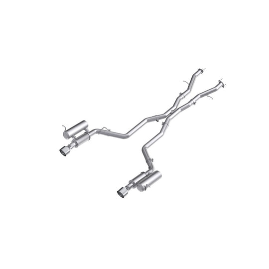 MBRP 2011+ Dodge Durango AL Series 3.0in Cat-Back Dual Rear Exit Exhaust - S5107AL
