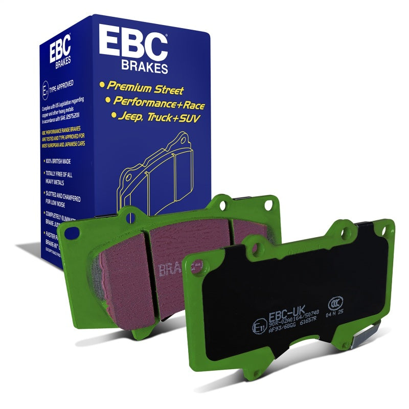 EBC 10+ Lexus GX460 4.6 Greenstuff Front Brake Pads - DP61657