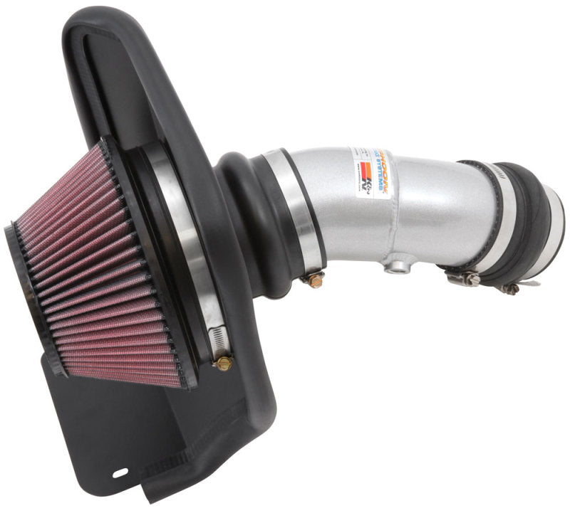 K&N 14-16 Kia Soul L4 2.0L Typhoon Cold Air Intake Aluminum Silver - 69-5313TS