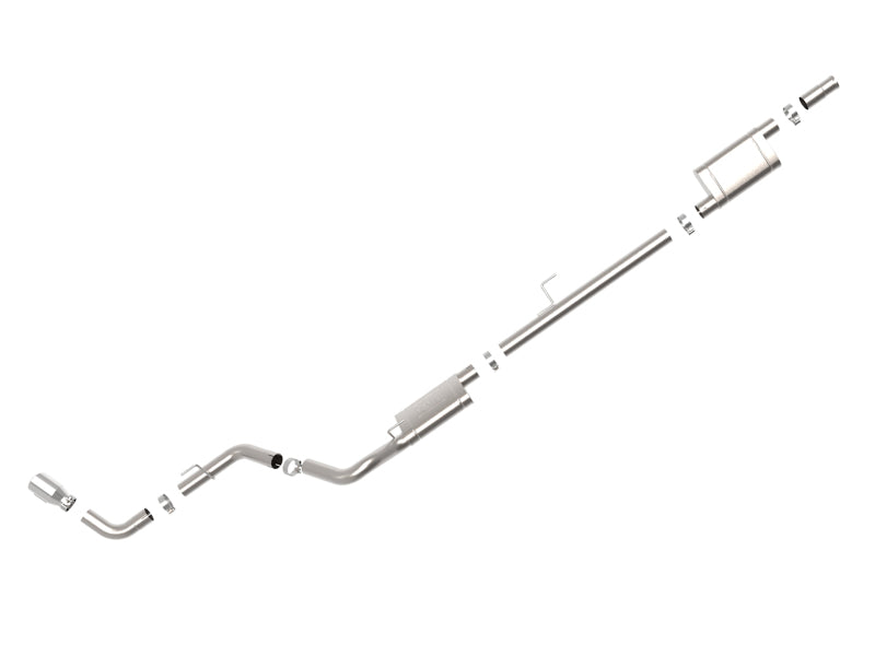 aFe Apollo GT Series 409 Stainless Steel Cat-Back Exhaust 2020 Jeep Gladiator 3.6L - Polished Tip - 49-48083-P
