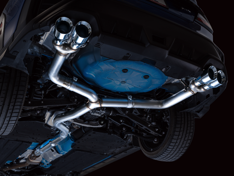 AWE Tuning 2022+ VB Subaru WRX Track Edition Exhaust - Chrome Silver Tips - 3020-42979