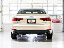 Load image into Gallery viewer, AWE Tuning Audi B9 A4 Touring Edition Exhaust Dual Outlet - Chrome Silver Tips (Includes DP) - 3015-32078