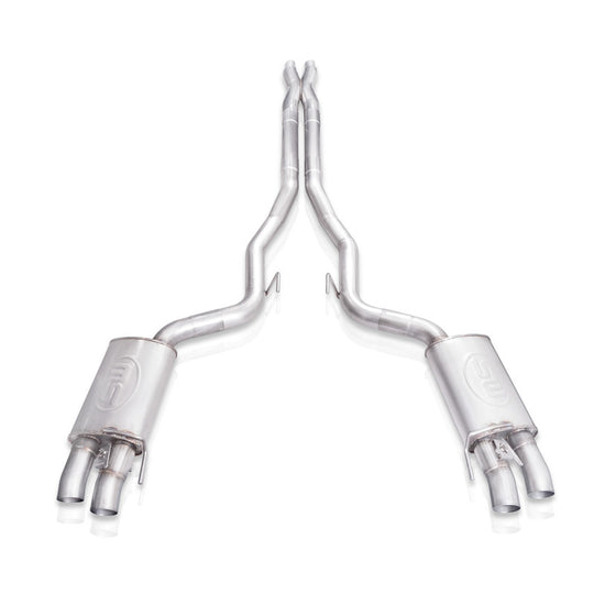 Stainless Works 2015+ Ford Shelby GT350 Redline Factory Connect X-Pipe Catback Exhaust w/Valves - GT350CBXFCR