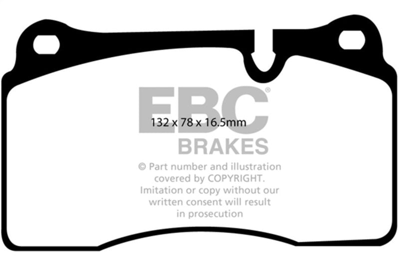 EBC 05-09 Land Rover Range Rover 4.2 Supercharged Yellowstuff Front Brake Pads - DP41922R