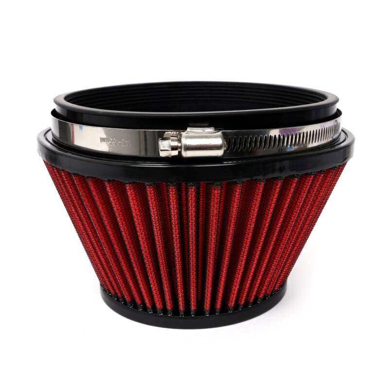 BLOX Racing Shorty Performance 5in Air Filter w/4in Velocity Stack and Coupler Kit - BXIM-00324