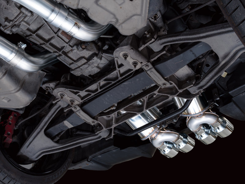 AWE Tuning C6 Chevrolet Corvette Z06/ZR1 Touring Edition Axle-Back Exhaust w/ Chrome Silver Tips - 3015-42606
